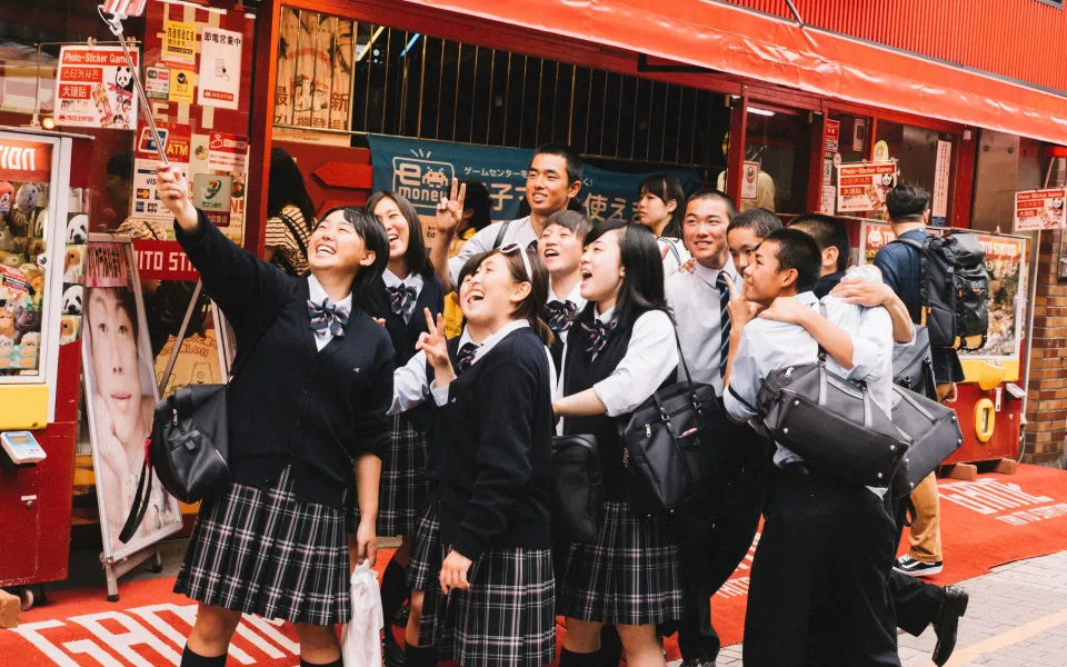 High school in Japan